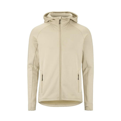 Adv Explore Power Fleece Hood Jkt M - Beige - Front