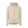 Adv Explore Power Fleece Hood Jkt M - Beige - Front