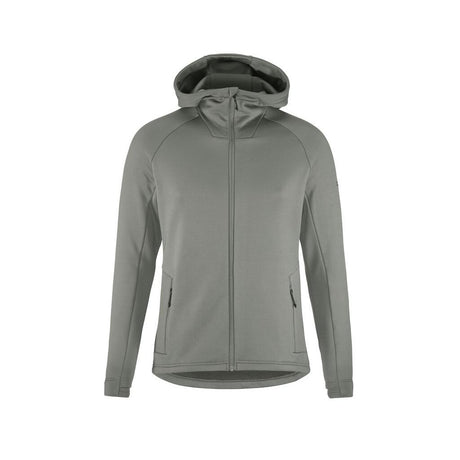 Adv Explore Power Fleece Hood Jkt M - Green - Front