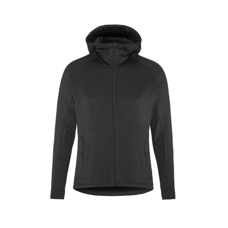 Adv Explore Power Fleece Hood Jkt M - Black - Front