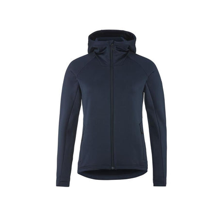 Adv Explore Power Fleece Hood Jkt W - Dark Blue - Front