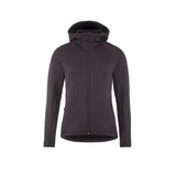 Adv Explore Power Fleece Hood Jkt W - Dark Plum - Front