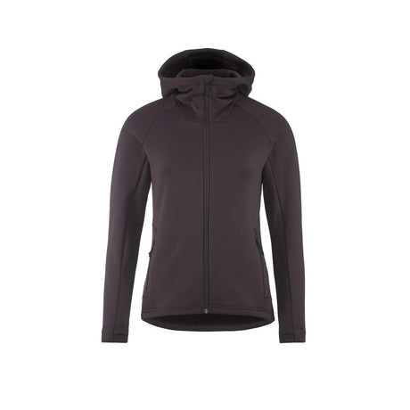 Adv Explore Power Fleece Hood Jkt W - Dark Plum - Front