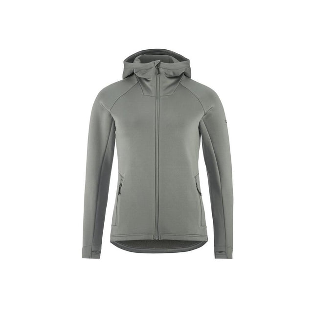 Adv Explore Power Fleece Hood Jkt W - Green - Front