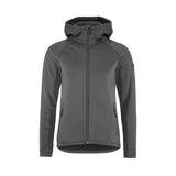 Adv Explore Power Fleece Hood Jkt W - Dark Grey - Front
