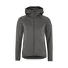 Adv Explore Power Fleece Hood Jkt W - Dark Grey - Front
