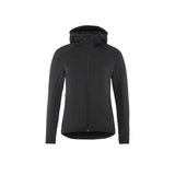 Adv Explore Power Fleece Hood Jkt W - Black - Front