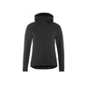 Adv Explore Power Fleece Hood Jkt W - Black - Front