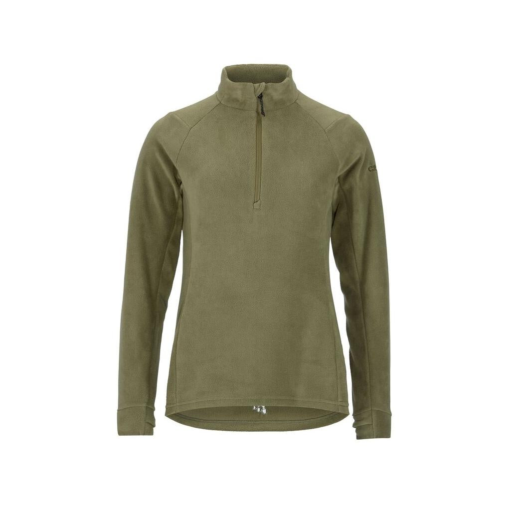 Core Explore Fleece Midlayer W - Dark Green - Front