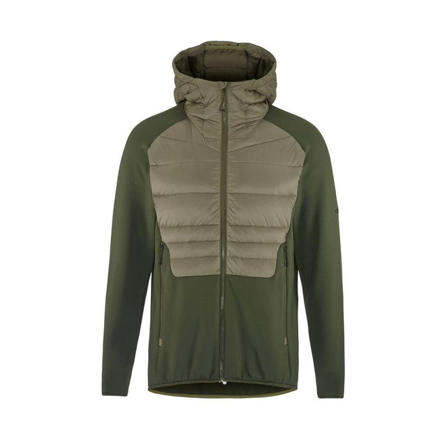 Adv Explore Lt. Down Hybrid Jkt M - Dark Green - Front