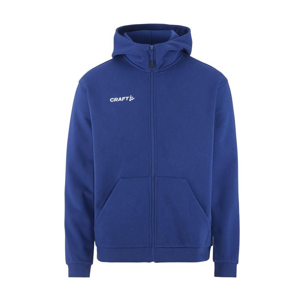 Community 2.0 Logo Fz Hoodie M - Cobalt - Front