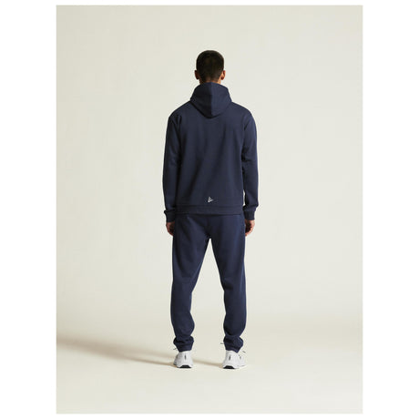 Community 2.0 Logo Fz Hoodie M - Navy - Closeup 3