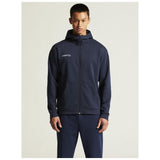 Community 2.0 Logo Fz Hoodie M - Navy - Closeup 5