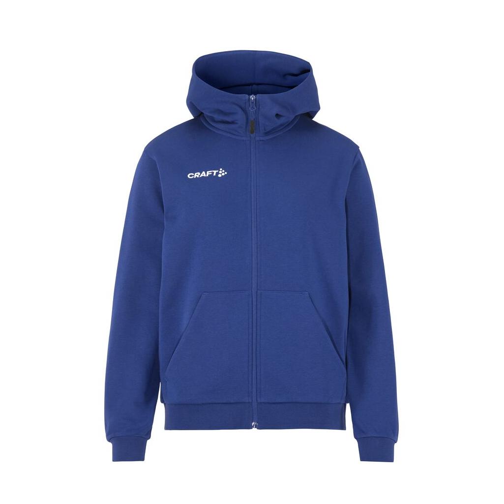 Community 2.0 Logo Fz Hoodie W - Cobalt - Front