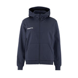 Community 2.0 Logo Fz Hoodie W - Navy - Front