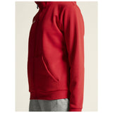 Community 2.0 Logo Fz Hoodie W - Red - Closeup 7