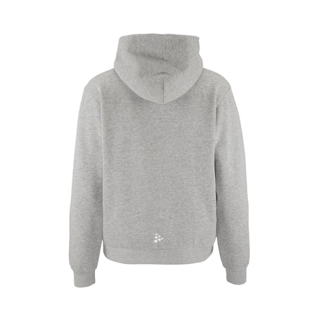 Community 2.0 Logo Fz Hoodie W - Grey Melange - Back