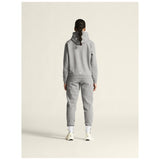 Community 2.0 Logo Fz Hoodie W - Grey Melange - Closeup 3