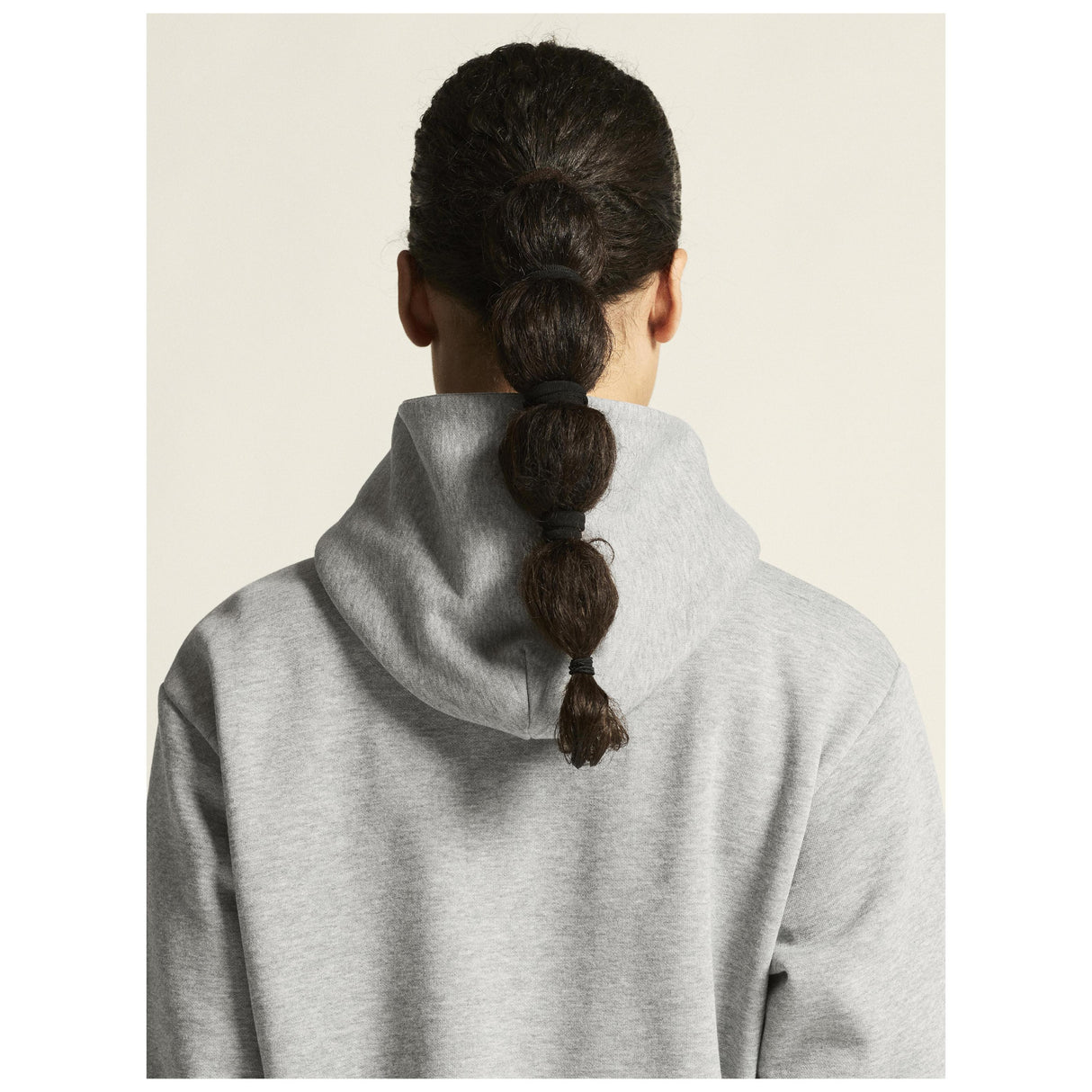 Community 2.0 Logo Fz Hoodie W - Grey Melange - Closeup 8