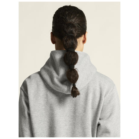 Community 2.0 Logo Fz Hoodie W - Grey Melange - Closeup 8