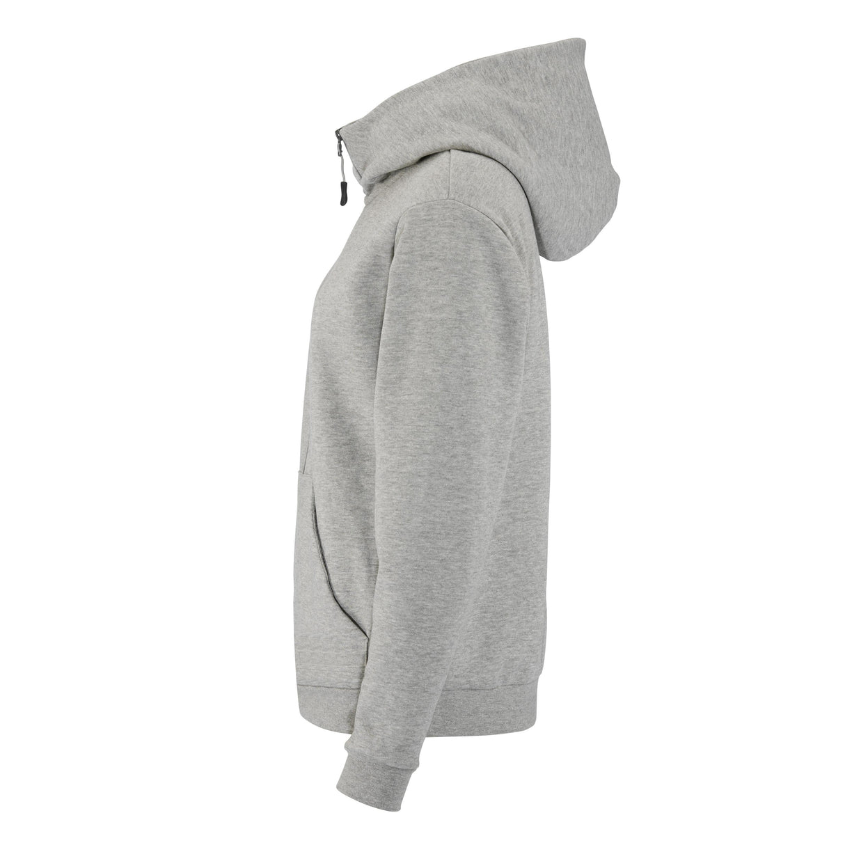 Community 2.0 Logo Fz Hoodie W - Grey Melange - Left