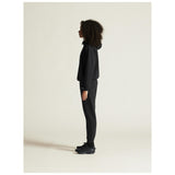 Community 2.0 Logo Fz Hoodie W - Black - Closeup 4