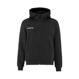 Community 2.0 Logo Fz Hoodie W - Black - Front