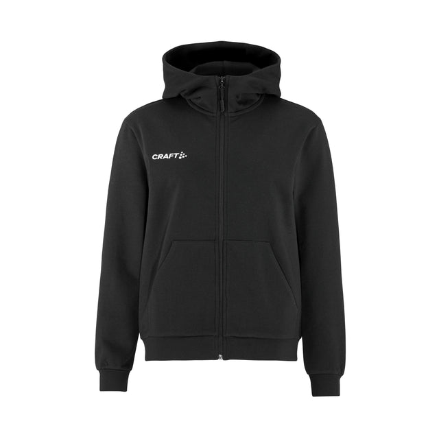 Community 2.0 Logo Fz Hoodie W - Black - Front