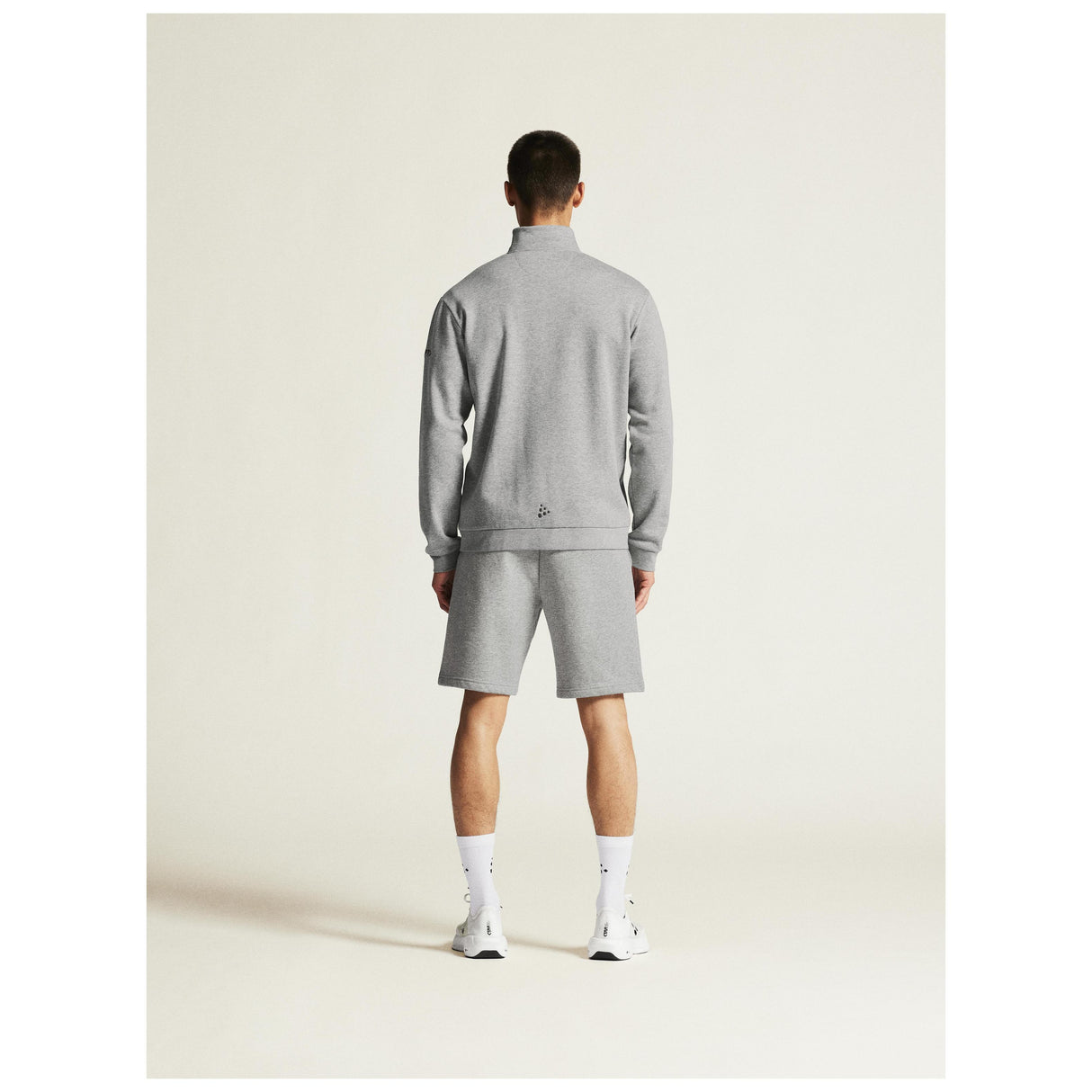 Community 2.0 Zip Jkt M - Grey Melange - Closeup 3