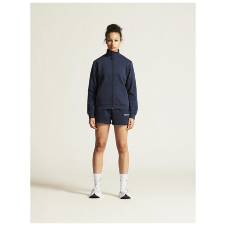 Community 2.0 Zip Jkt W - Navy - Closeup 1
