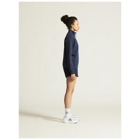 Community 2.0 Zip Jkt W - Navy - Closeup 2