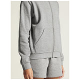 Community 2.0 Zip Jkt W - Grey Melange - Closeup 7