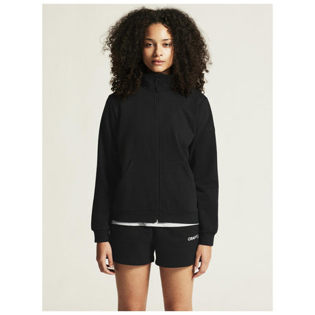 Community 2.0 Zip Jkt W - Black - Closeup 5