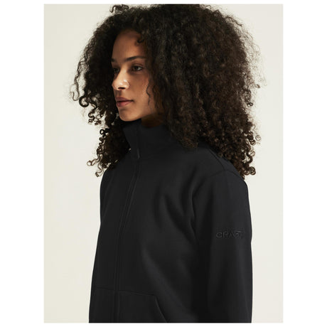 Community 2.0 Zip Jkt W - Black - Closeup 6