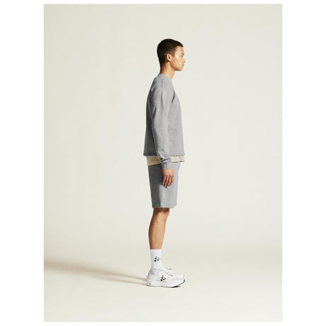 Community 2.0 R Neck M - Grey Melange - Closeup 2