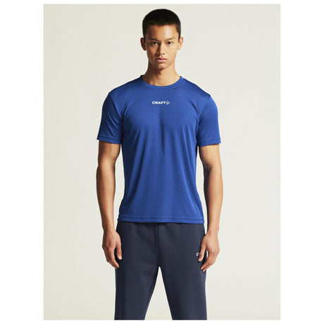 Squad Go Function Tee M - Cobalt - Closeup 5