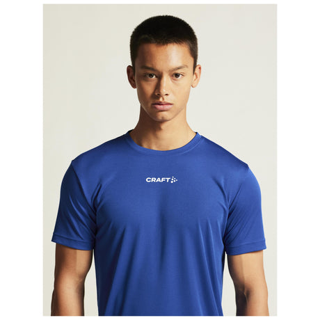 Squad Go Function Tee M - Cobalt - Closeup 6