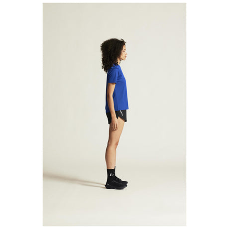 Squad Go Function Tee W - Cobalt - Closeup 2