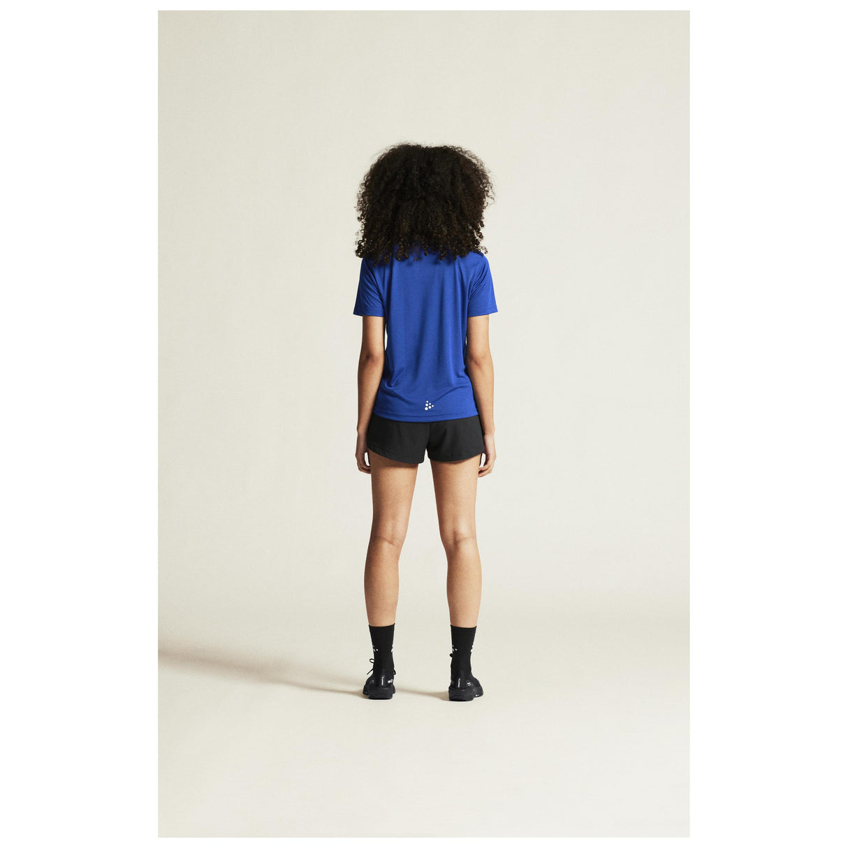 Squad Go Function Tee W - Cobalt - Closeup 3