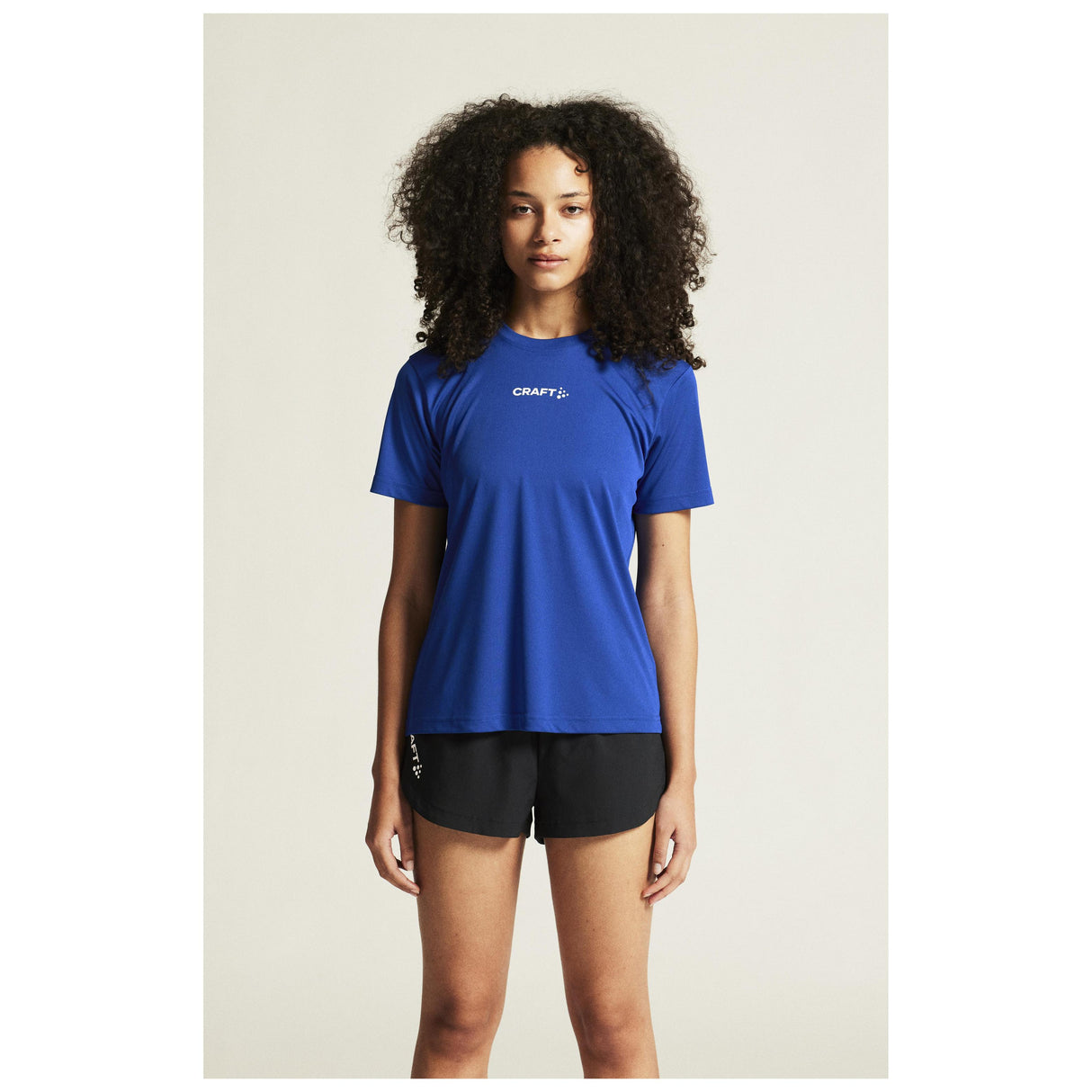 Squad Go Function Tee W - Cobalt - Closeup 5