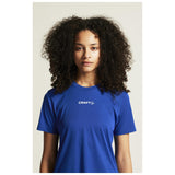 Squad Go Function Tee W - Cobalt - Closeup 6