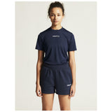 Squad Go Function Tee W - Navy - Closeup 5