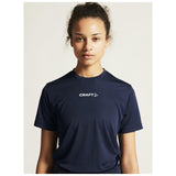 Squad Go Function Tee W - Navy - Closeup 6