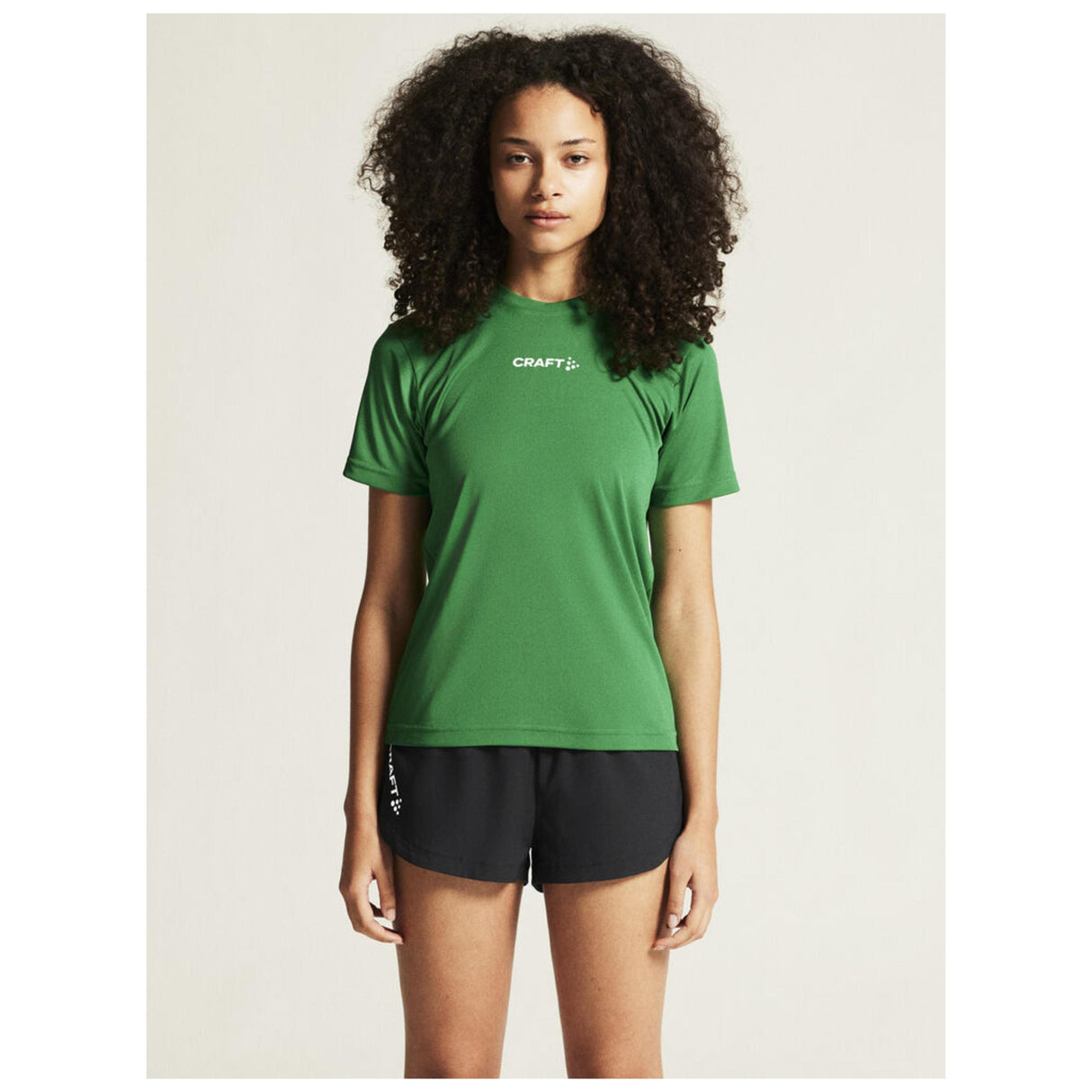 Squad Go Function Tee W - Green - Closeup 5