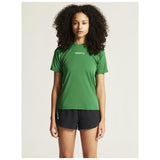 Squad Go Function Tee W - Green - Closeup 5