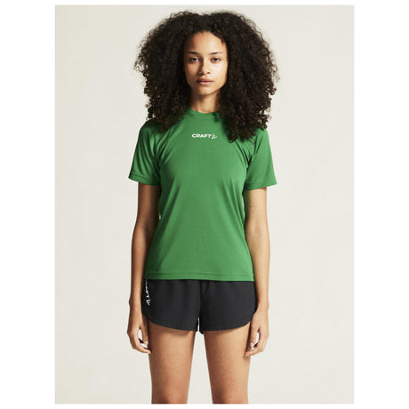 Squad Go Function Tee W - Green - Closeup 5