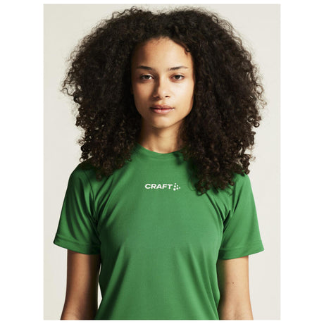 Squad Go Function Tee W - Green - Closeup 6