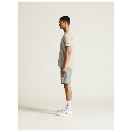 Community 2.0 Shorts M - Grey Melange - Closeup 4