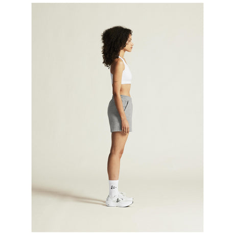 Community 2.0 Shorts W - Grey Melange - Closeup 2