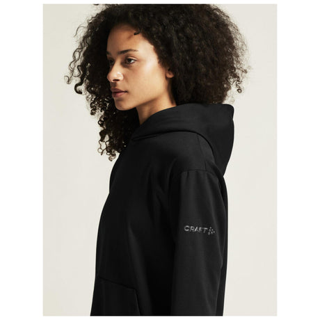 Community 2.0 Function Hoodie W - Black - Closeup 6